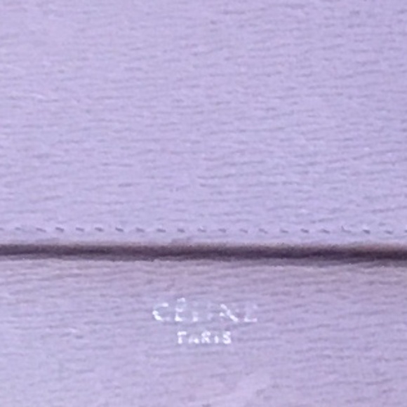 Celine tri-fold pink credit card wallet  preloved good condition - Picture 3 of 6